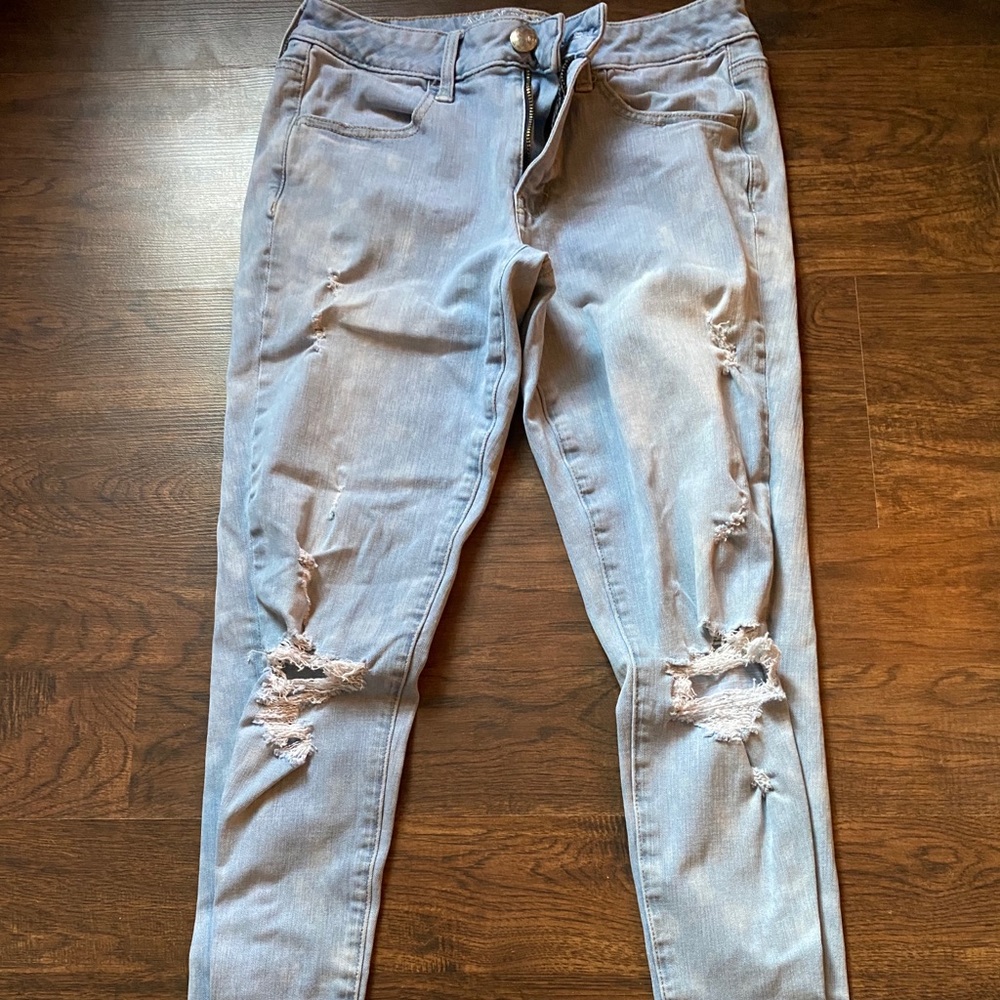 American Eagle Ripped Skinny Jeans